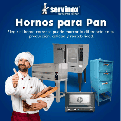 Hornos para pan de acero inoxidable - Abastecedora de Equipos Inoxidables SERVINOX