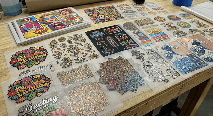 UV DTF Premium Foil, Crystal Label ,stikerts 