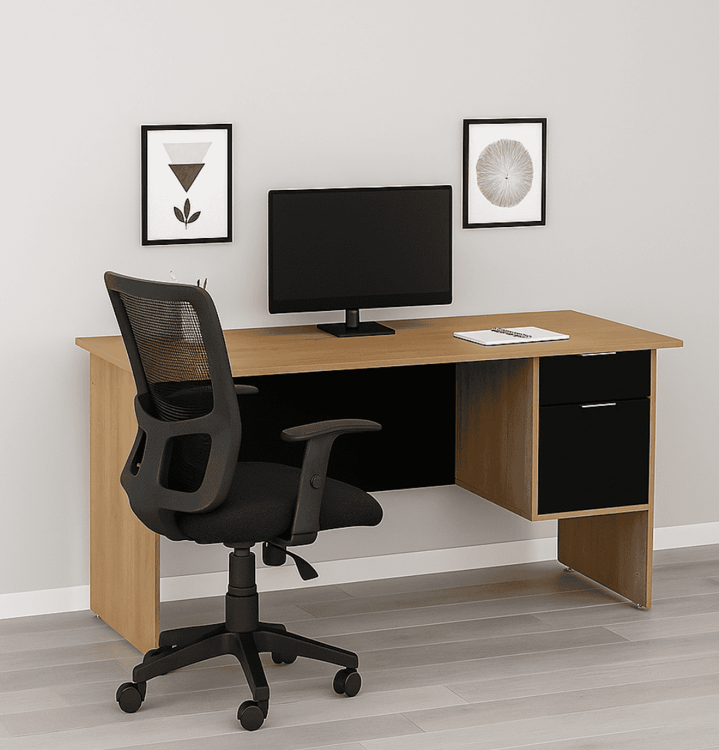 Escritorio con Papelera y Archivo 150×60 cm