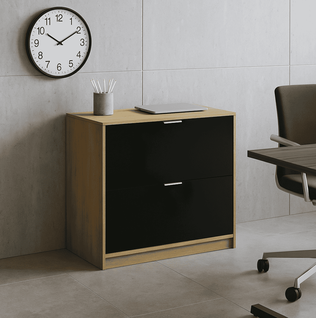 Archivero Horizontal Fijo con 2 gavetas