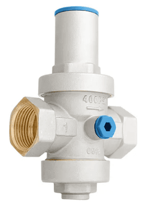 Valvula reguladora de presión a pistón para agua