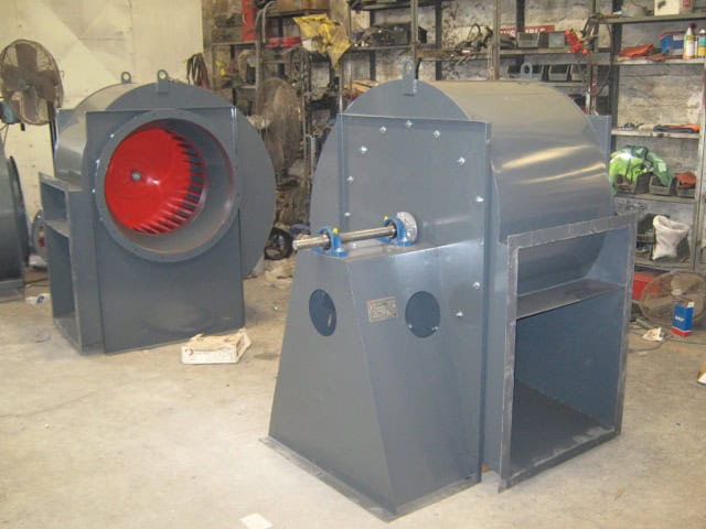 Ventiladores centrifugos industriales, y proyectos llave en mano