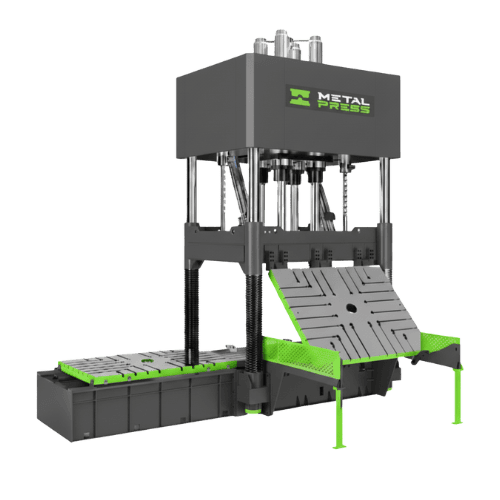 Prensa hidráulica con motor servo de ajuste y prueba de moldes
