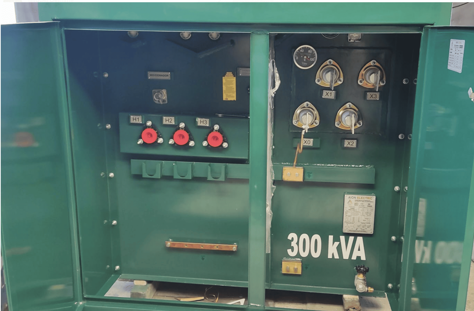 Transformadores de pedestal