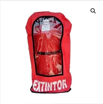 Funda para extintor en color rojo
