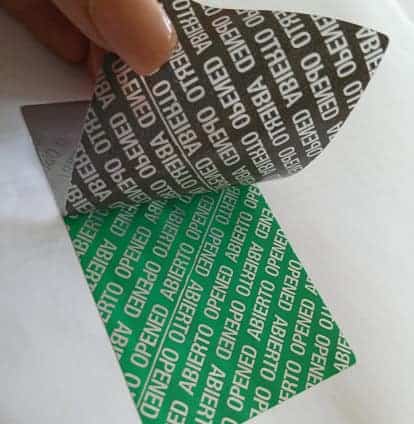 Etiquetas de poliester