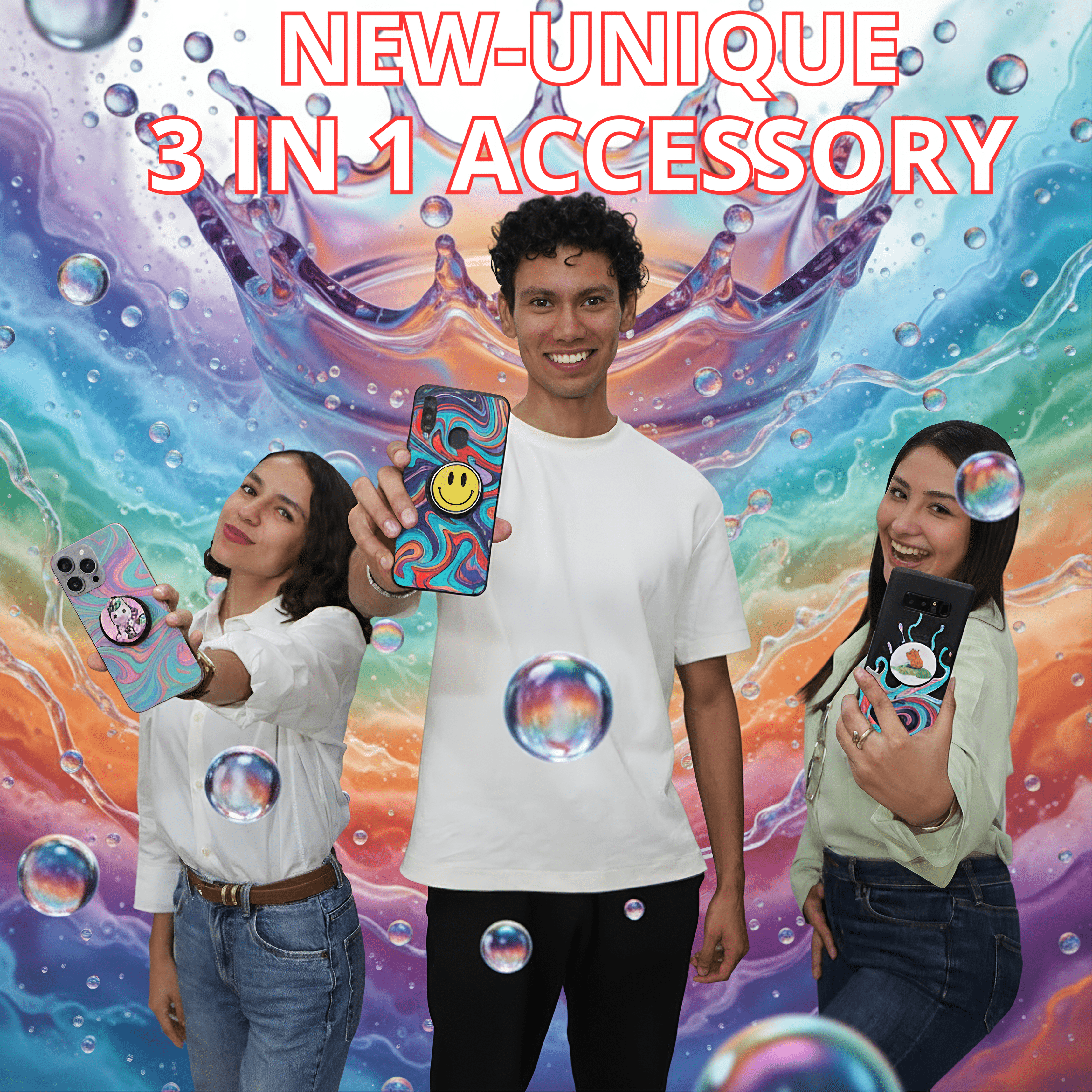 nuevo único y exclusivo accesorio 3 en 1