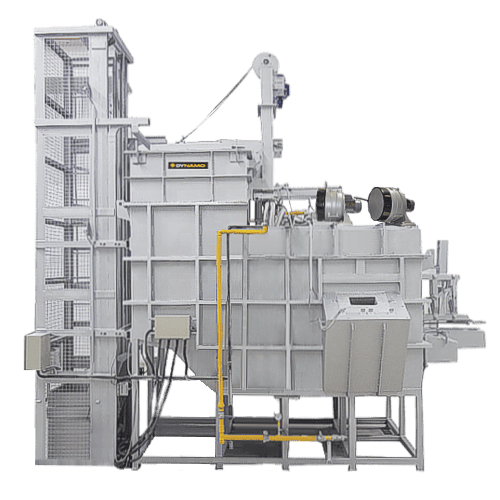 Horno de fusión de torre central a gas