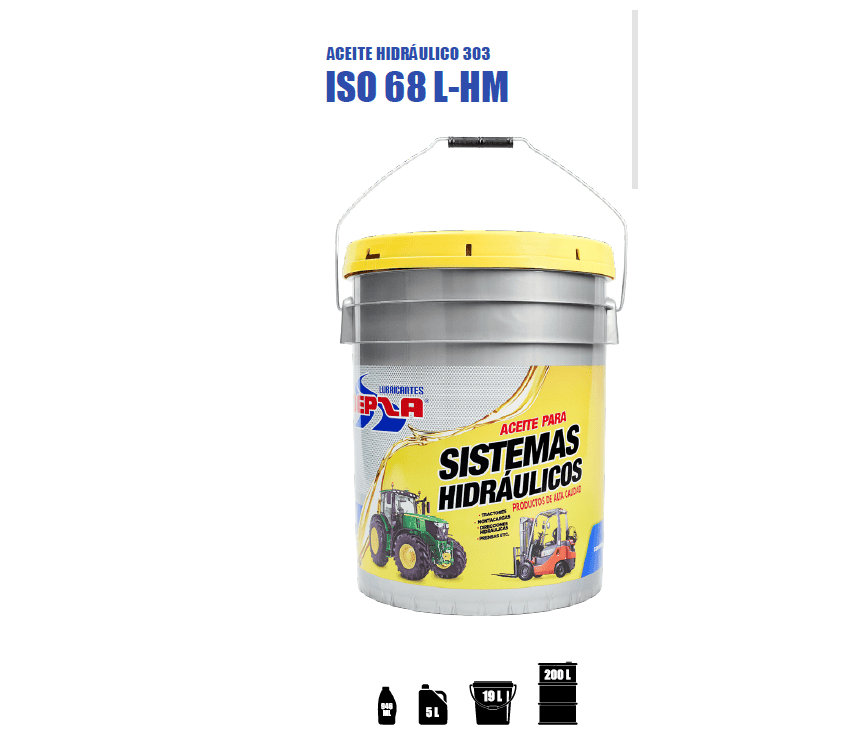 Aceite hidráulico Depza hidráulico 303 ISO 68