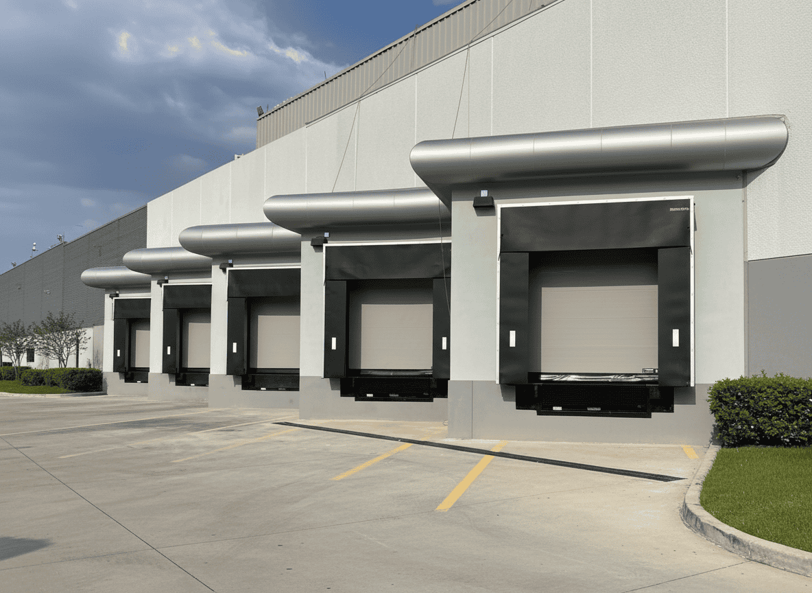 Abrigo de anden retráctil  11'x11' 