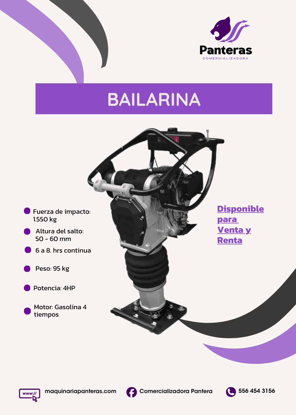 Bailarinas apisonadoras para Venta