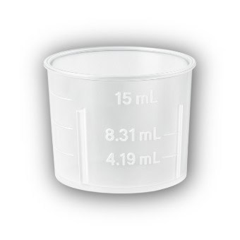 Vaso Cilíndrico Dosificador 15ml