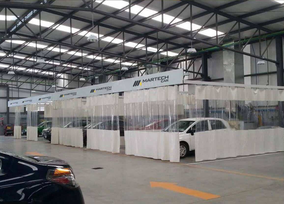 ZONAS DE PREPARACIÓN PARA APLICACIÓN DE PINTURA AUTOMOTRIZ