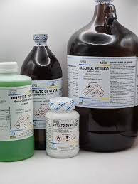 Reactivos analíticos y soluciones químicas de laboratorio