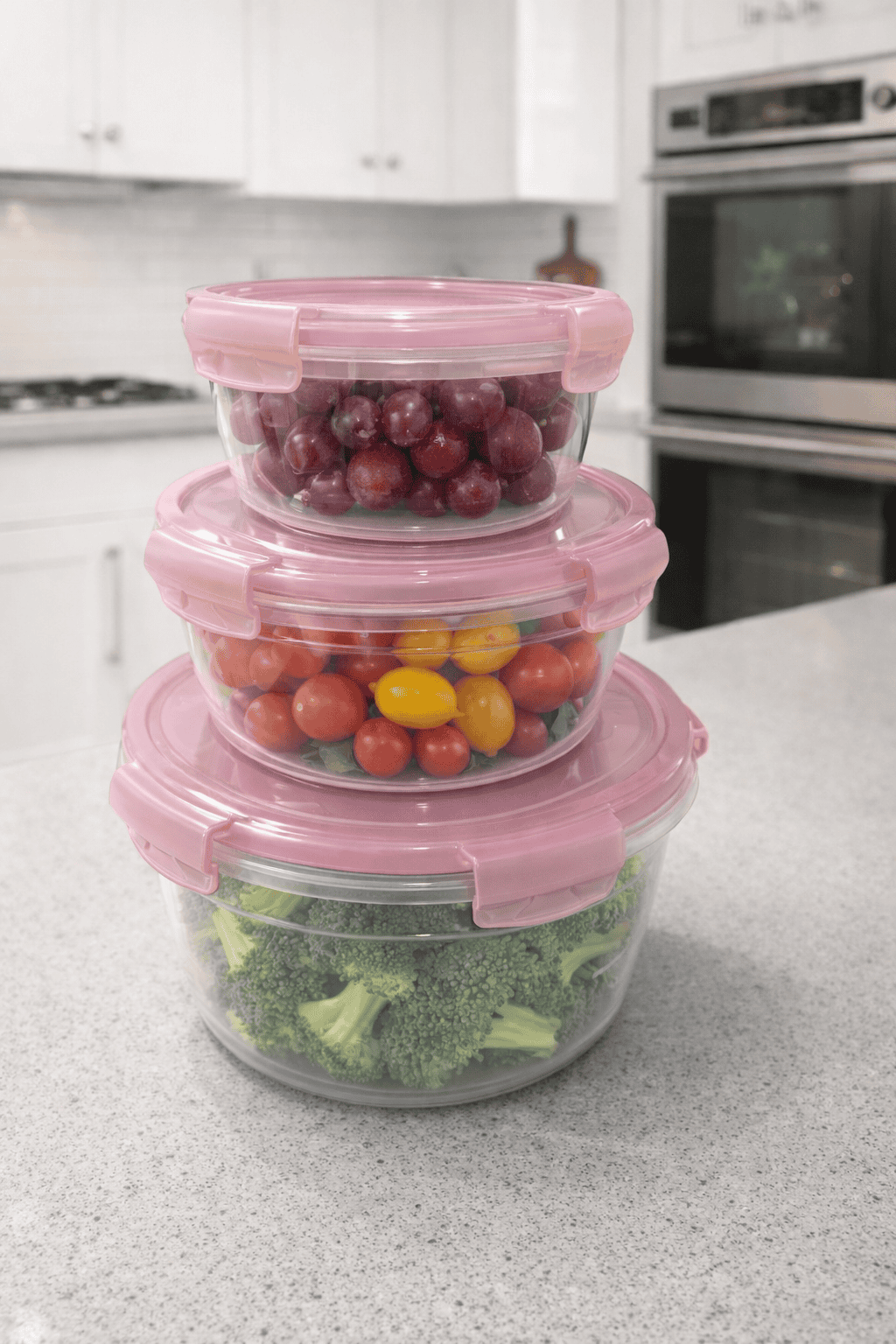 Contenedor aplilable y anidable set 3 en 1