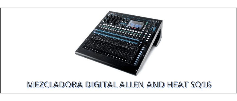 Mezcladora digital Allen and Heath SQ16