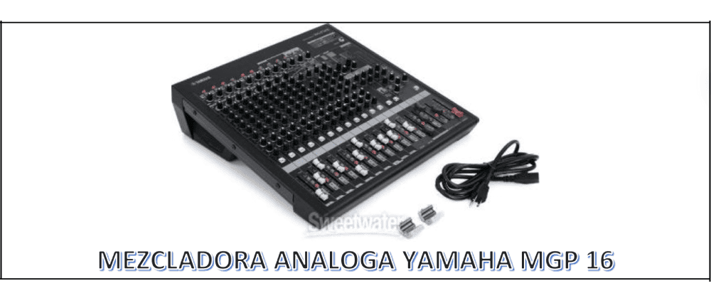 Mezcladora Análoga Yamaha MGP 16