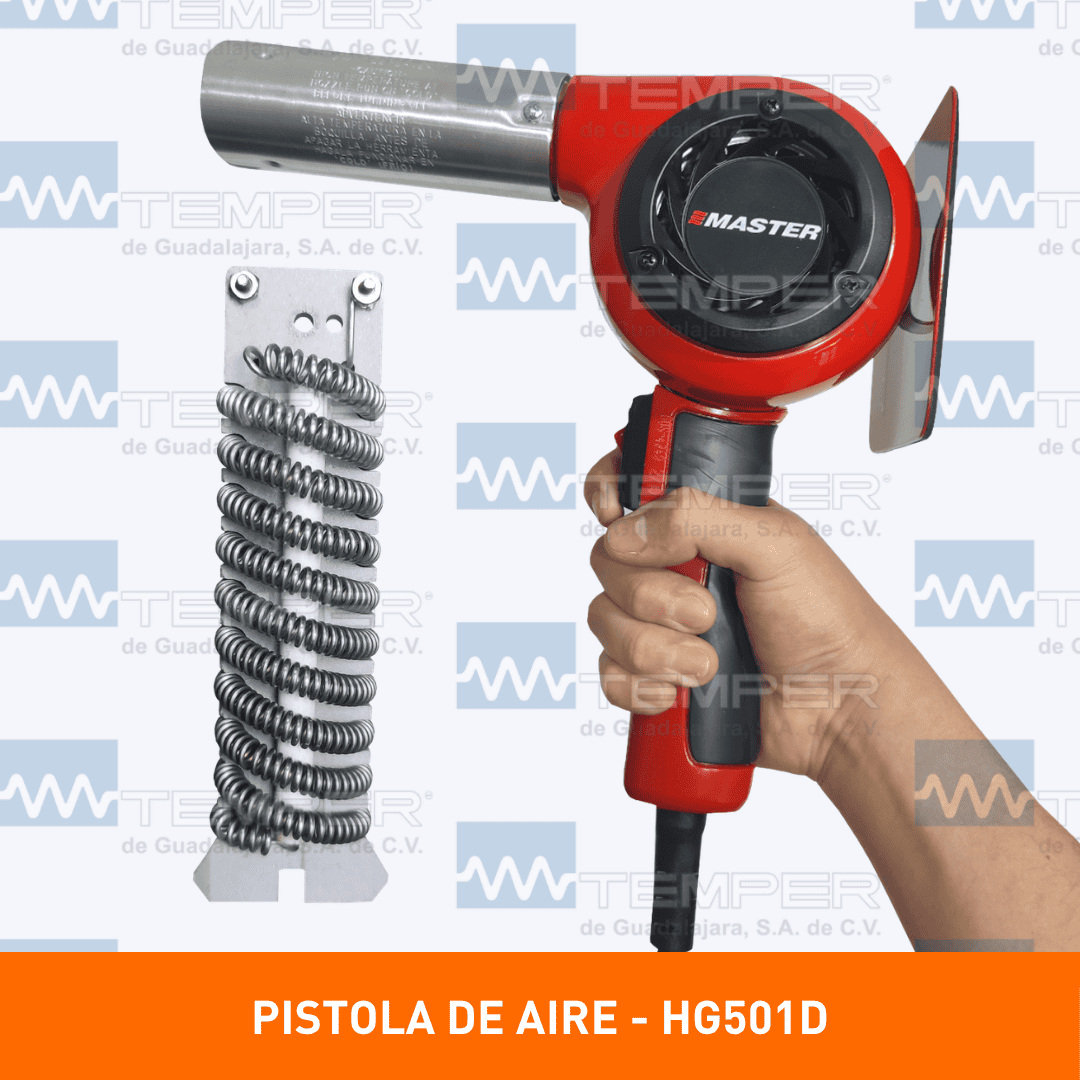 Pistola de aire caliente industrial