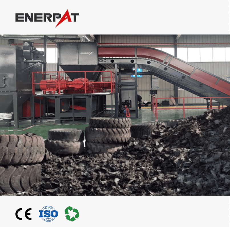 ENERPAT Trituradora de neumáticos de desecho