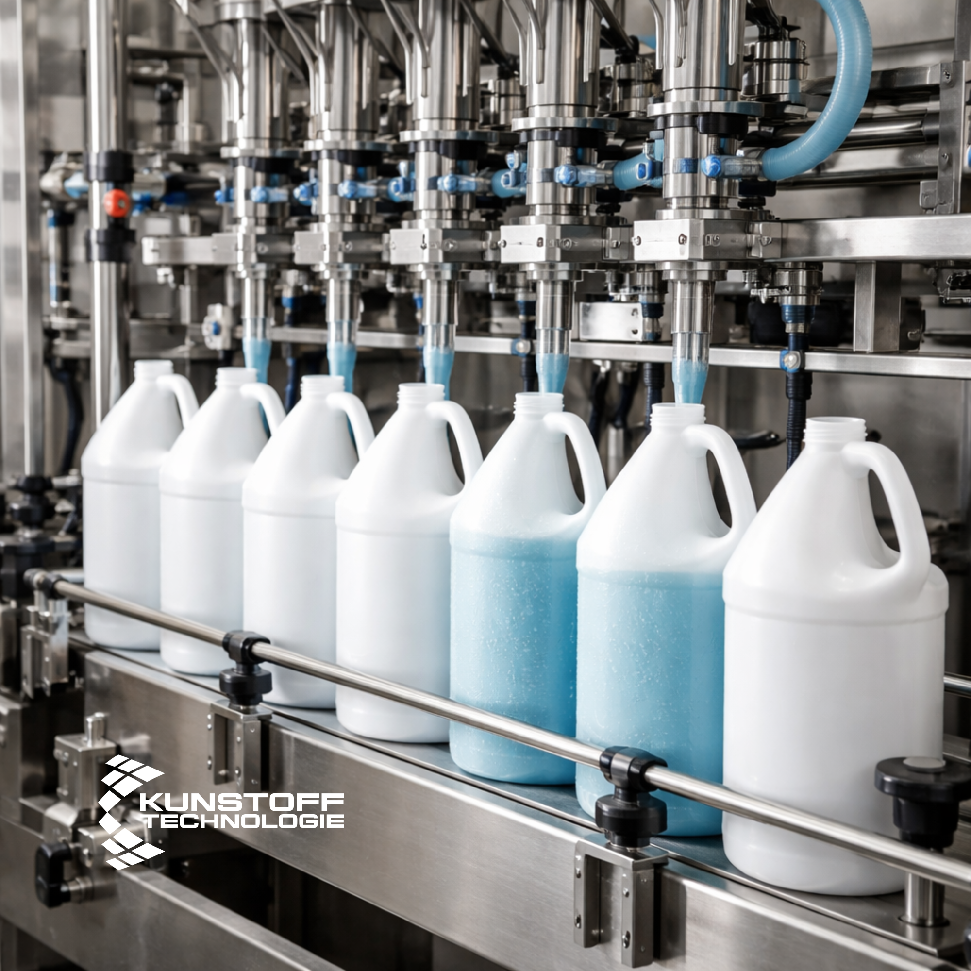 Envasado de botellas para productos líquidos y viscosos Kunstoff