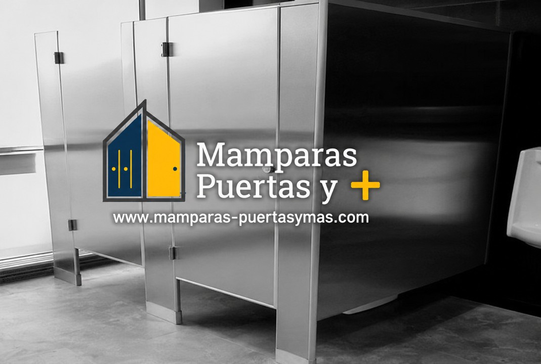 Mamparas al piso de lámina de acero inoxidable nacional