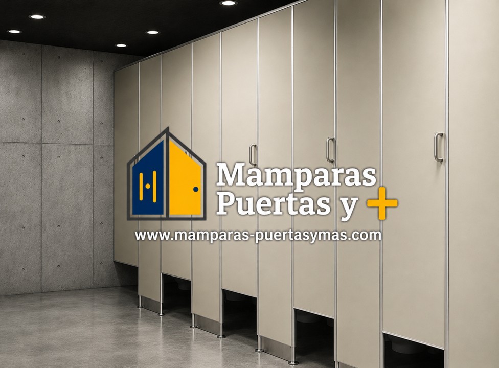Mamparas al piso de lámina de acero porcelanizado antigraffiti