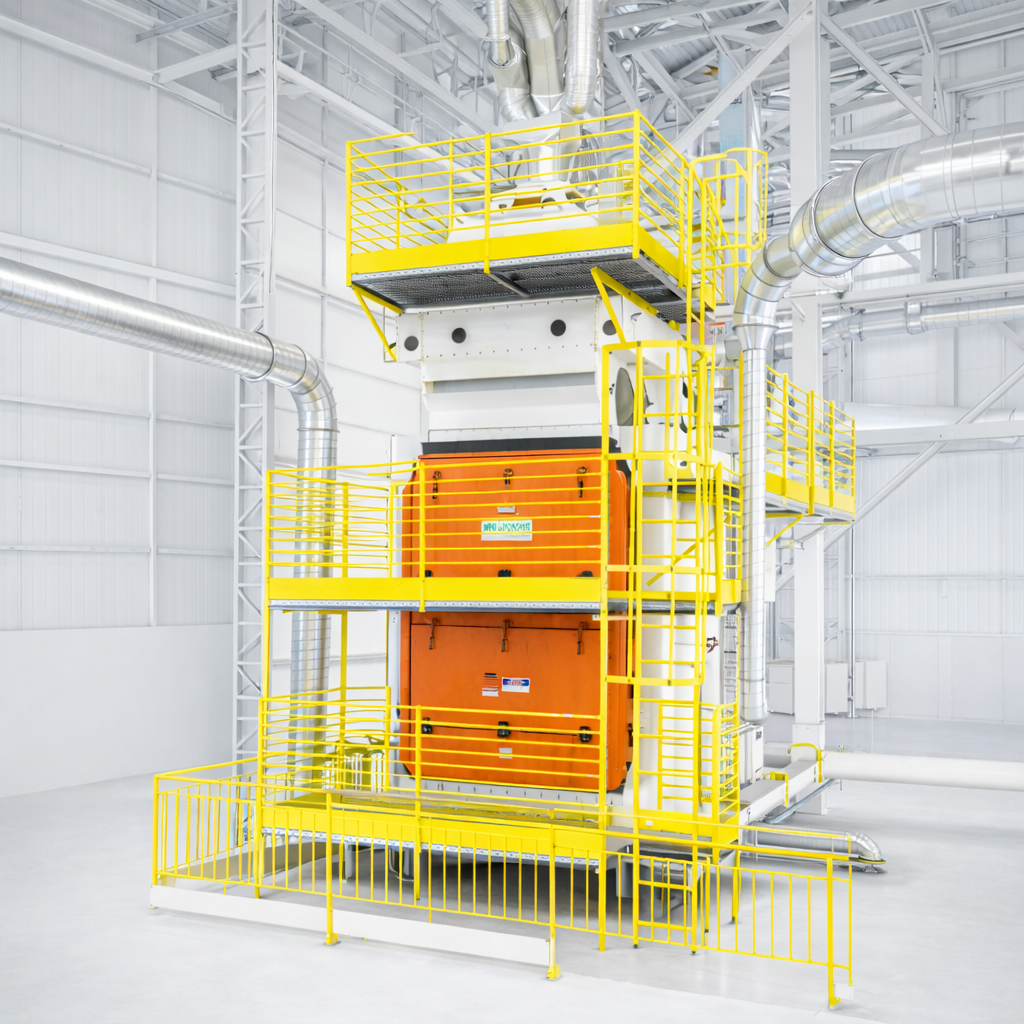 Limpieza de granos Máquina de cámara cerrada