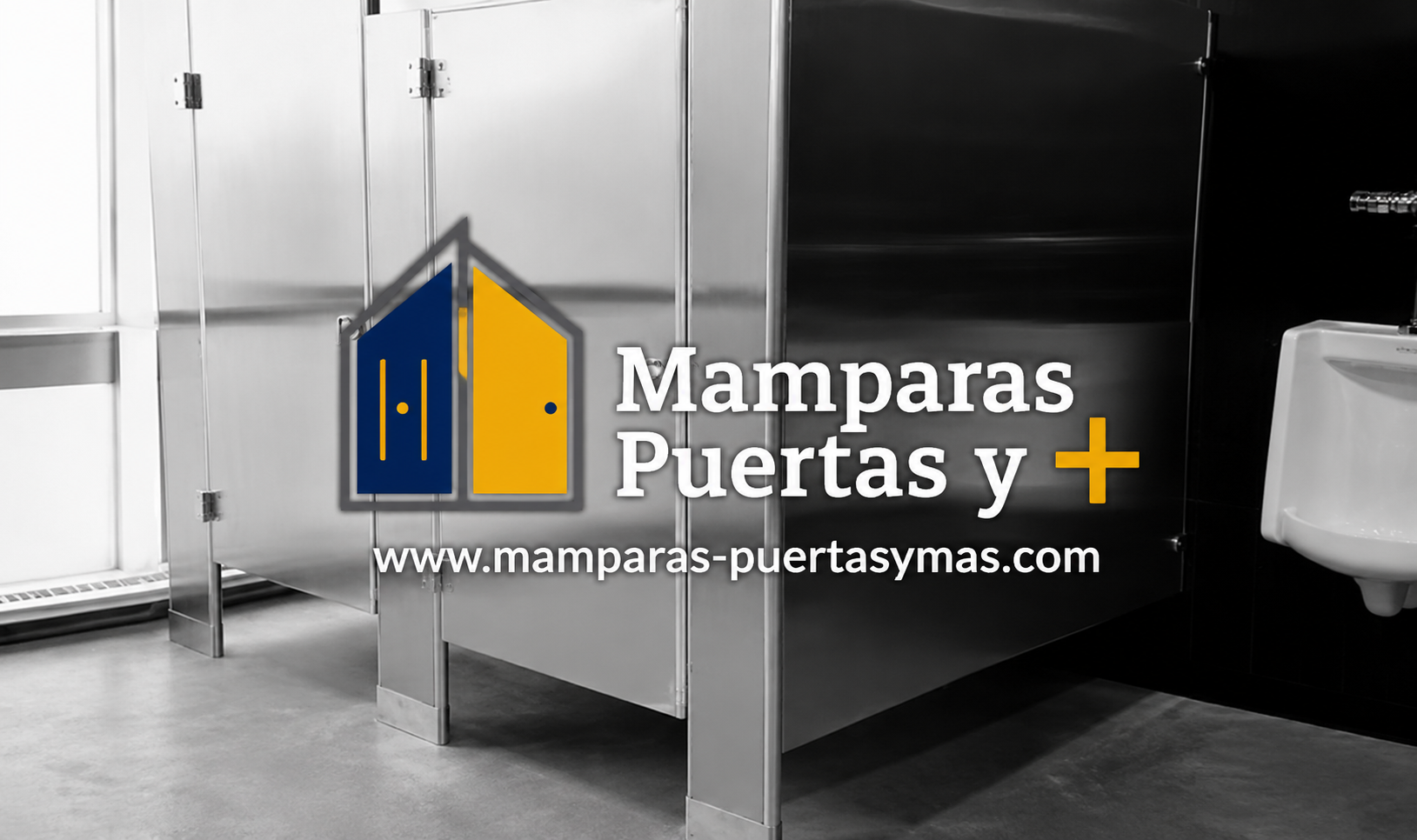 Mamparas con acabado en acero inoxidable para áreas sanitarias