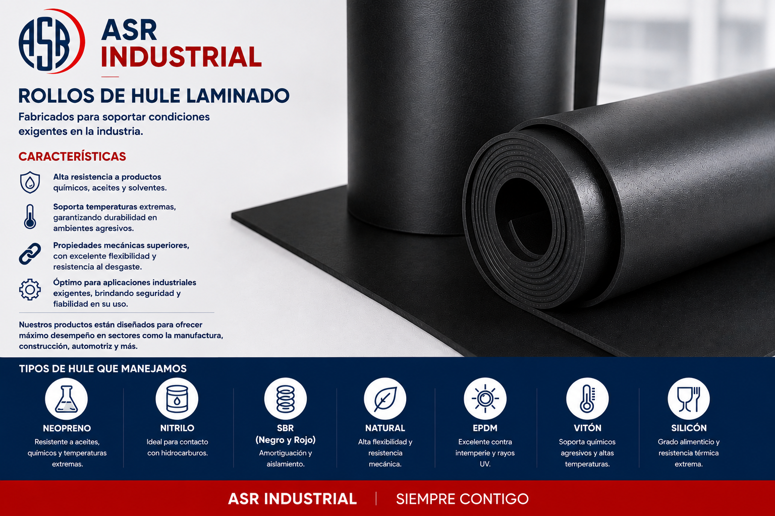 Productos de hule - ASR Industrial