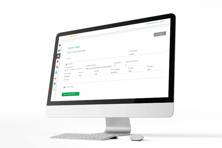 software para reporte de gastos data process 5