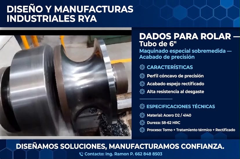 Maquinado de piezas industriales especiales