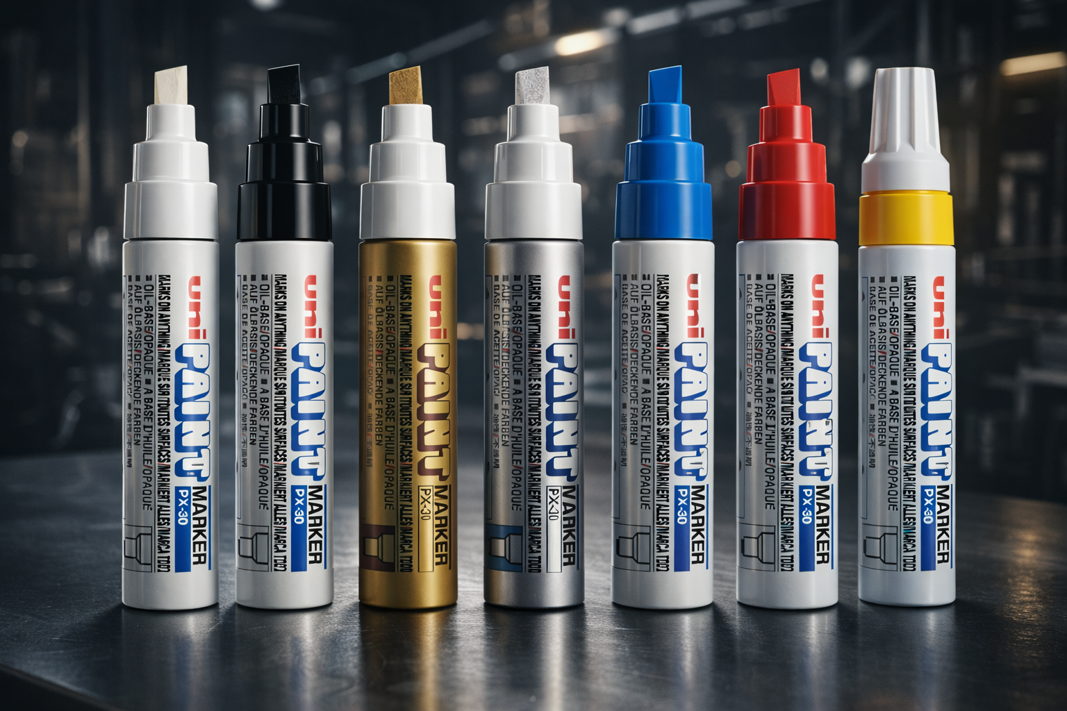 Marcadores Uni paint PX30