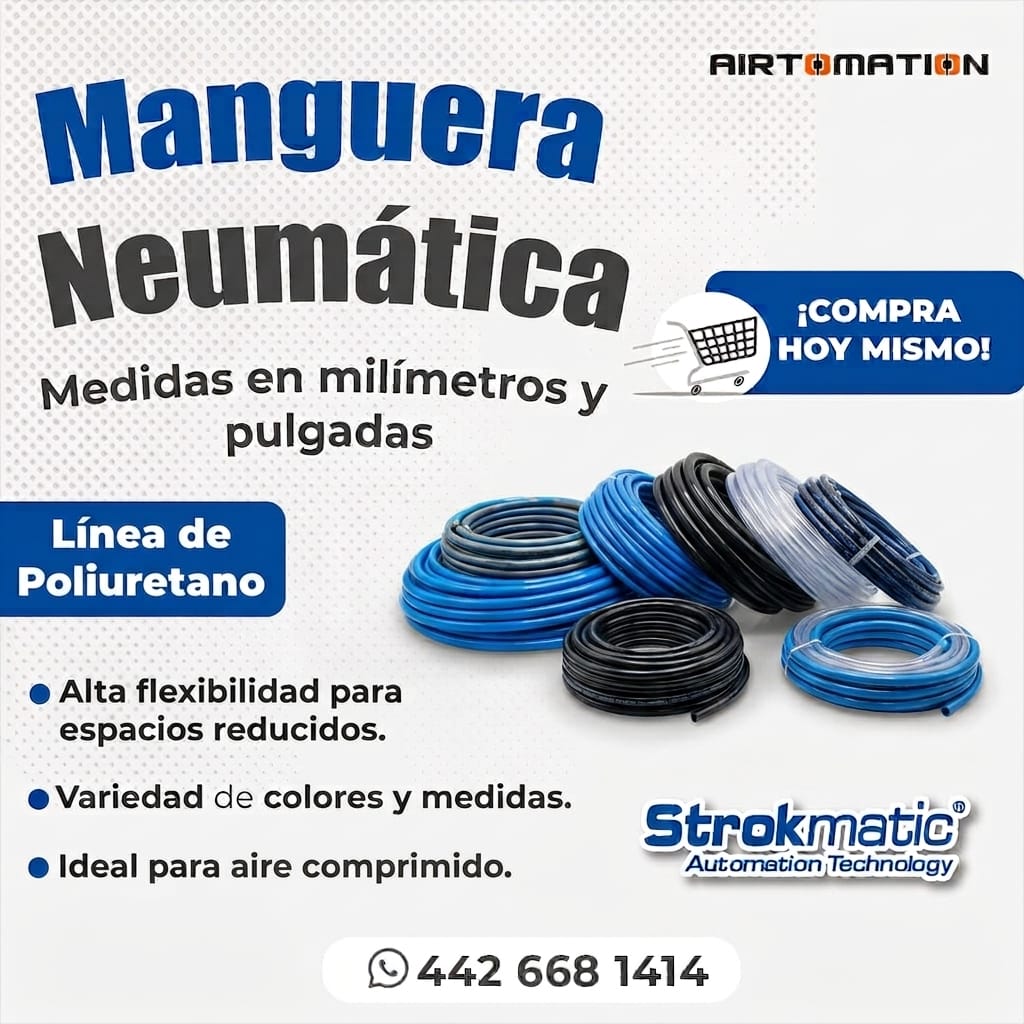 Manguera para aire comprimido de Poliuretano