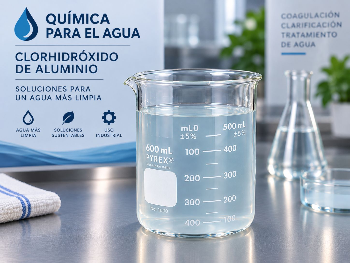 Clorhidróxido de aluminio para tratamiento de agua