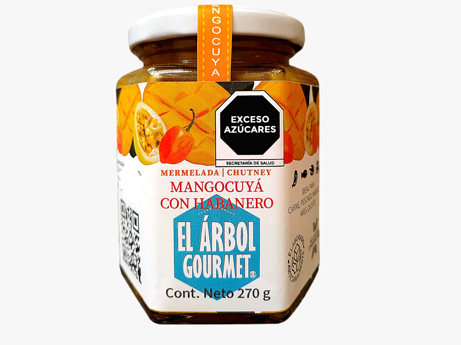 Mermelada con un toque de chile de Mango Maracuyá Habanero