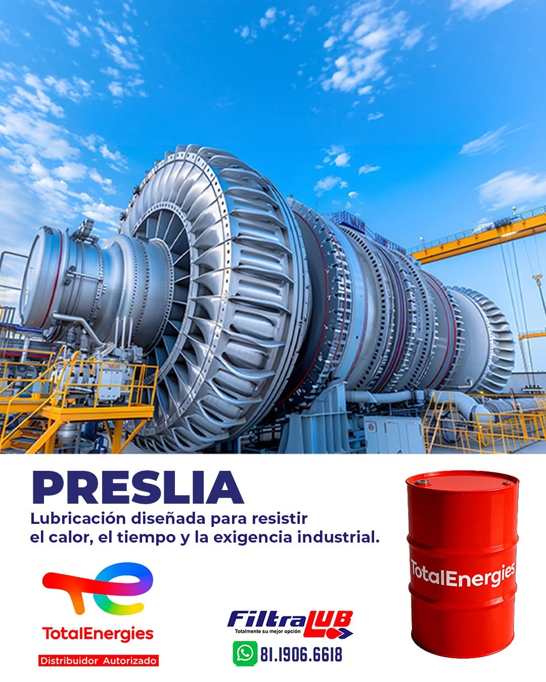 Aceite para turbinas Preslia
