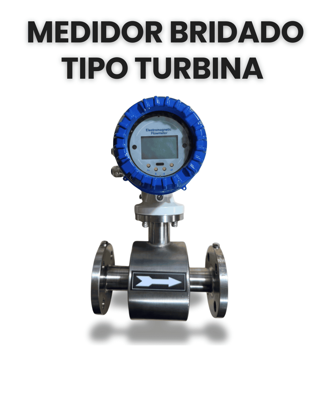 Medidor de flujo tipo turbina