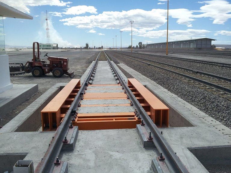 Básculas ferrocarrileras