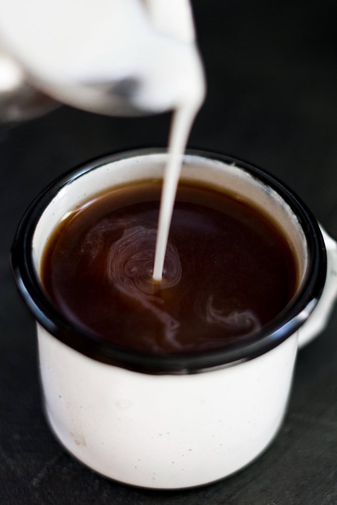 Sustituyo de crema para café soluble en agua temperatura ambiente