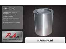 Botes de basura en acero inoxidable