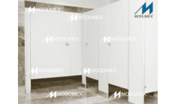 Mamparas para baño en lamina de acero porcelanizado - Modumex Mamparas Sanitarias Finas