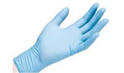 Guantes de nitrilo libres de polvo