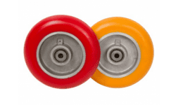 Ruedas de acero y poliuretano Trio Pines