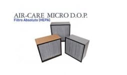 Filtros absolutos (equipos para filtracion de aire esterilizante, de fabricacion especifica) - Air-Care de México
