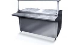 Barras de autoservicio de acero inoxidable tipo gabinete a hielo