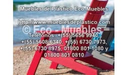 Muebles de plastico para playa - Eco-Muebles Muebles de Plástico