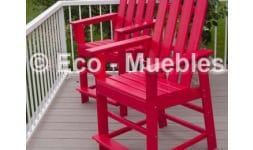 Sillas altas / periqueras - Eco-Muebles Muebles de Plástico
