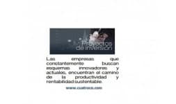 Proyectos de inversion - CuatroCo Consultores de Negocios