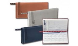 Agendas de bolsillo en piel y curpiel