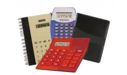 Calculadoras translucidas - AAA Mas Promo Store